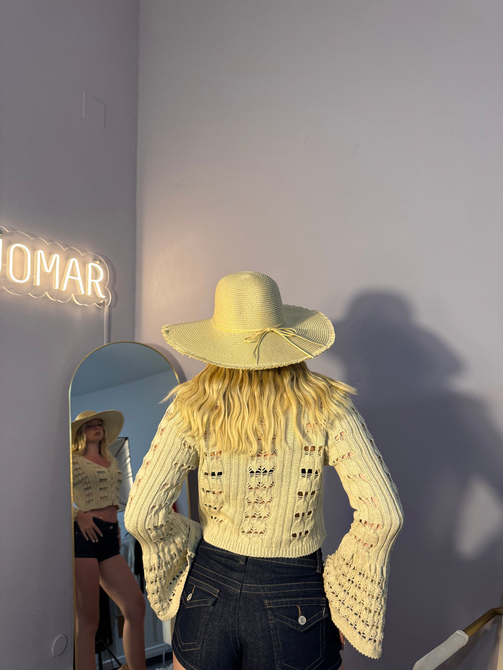 Cardigan traforato
