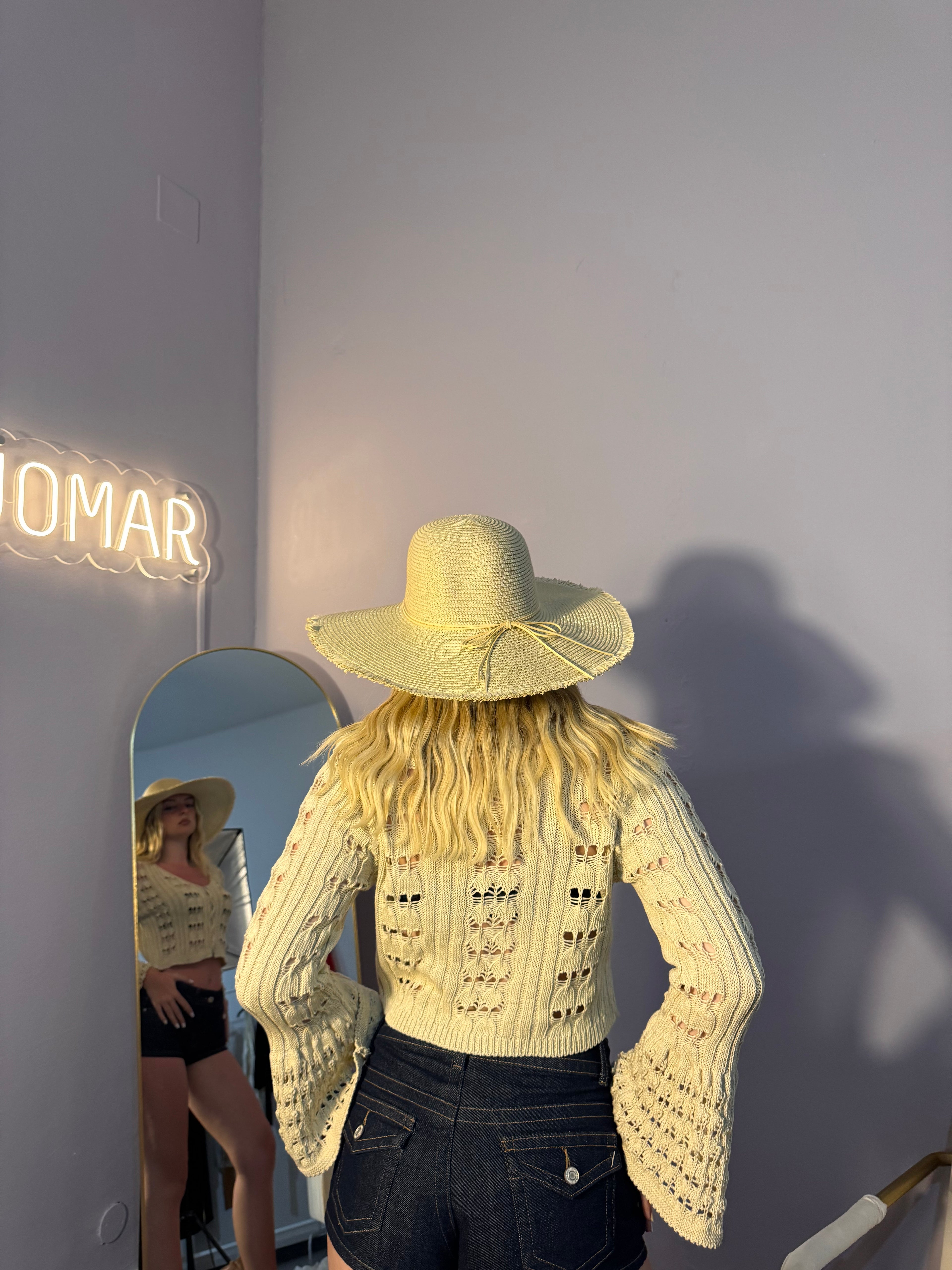 Cardigan traforato